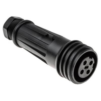 Bulgin PX0921/04/S Rundplug Buchse, gerade Gesamtpolzahl: 4 Serie (Rundsteckverbinder): PX 1 pc(s)
