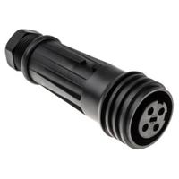 Bulgin PX0921/04/S Rundplug Buchse, gerade Gesamtpolzahl: 4 Serie (Rundsteckverbinder): PX 1 pc(s) - thumbnail