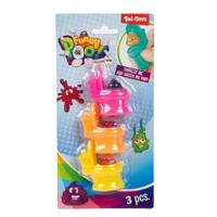 Toi-Toys knijptoilet glitter drol 3st - thumbnail