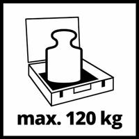 Einhell E-Case L with wheels 4540014 Transportwagen Kunststof Zwart, Rood (l x b x h) 444 x 330 x 131 mm - thumbnail