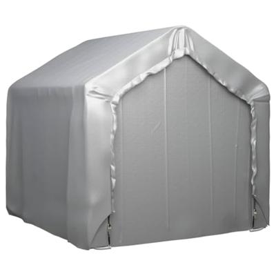 VidaXL Opslagtent 180x180 cm gegalvaniseerd staal grijs