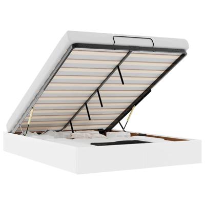 Bedframe zonder matras 140x200 cm kunstleer wit