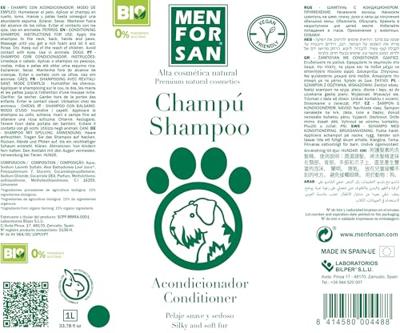 Shampoo en Conditioner Menforsan Hond 1 L