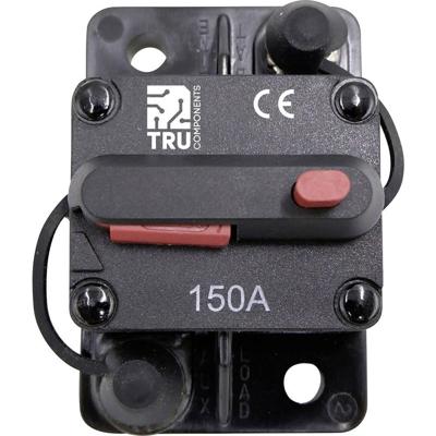 TRU COMPONENTS TC-13596604 Zekeringautomaat 150 A Zwart 1 stuk(s)