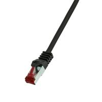LogiLink CQ2073S RJ45 Netwerkkabel, patchkabel CAT 6 S/FTP 5.00 m Zwart Vlambestendig, Snagless 1 stuk(s) - thumbnail