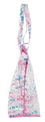 Handtas Dames Barbie Logomania Transparant Licht Roze 54 x 35 x 17 cm Handtas Dames Barbie Logomania Transparant Licht Roze 54 x 35 x 17 cm