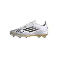 adidas F50 Elite Gras Voetbalschoenen (FG) Kids Wit Zwart Goud - thumbnail