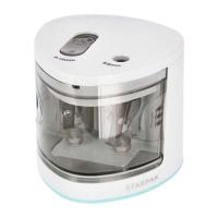 Dubbel Elektrische Puntenslijper, Wit - thumbnail