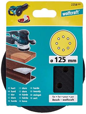 Wolfcraft Steunschijf | Standaard | Ø125mm | Hard | 1 stuk - 2258000 - thumbnail