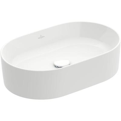 Villeroy & Boch Collaro Opzetwastafel 56x36x14,5cm wit alpin CeramicPlus