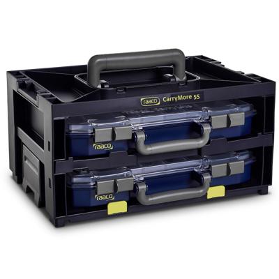 raaco CarryMore 55 Assortimentskoffer (l x b x h) 278 x 386 x 195 mm Incl. handgreep Inhoud 1 stuk(s)
