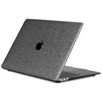 Lunso MacBook Pro 14 inch (2021-2023) cover hoes - case - Glitter Donkergrijs - thumbnail
