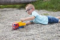 Lena kiepwagen Mercedes Benz Actros 24 x 10,5 x 12,5 cm - thumbnail