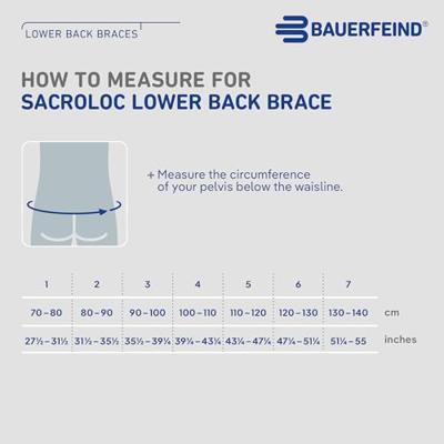 Bauerfeind SacroLoc Bekkenbrace - 1 - Grijs
