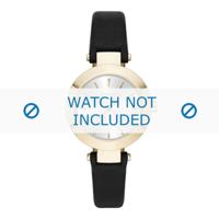 Horlogeband DKNY NY2413 Leder Zwart 8mm - thumbnail