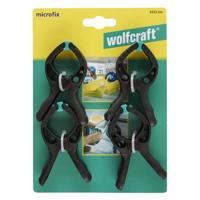Wolfcraft Microfix | Veerklemmen | 4 stuks - 3432000 - thumbnail