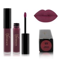 Lip Gloss naakt matte vloeibare Lipstick waterdicht lang blijvende hydraterende lip make-up cosmetica (03) - thumbnail