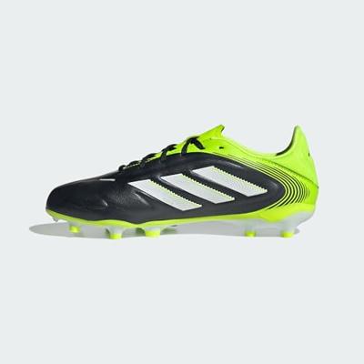 adidas Copa Pure III League Gras / Kunstgras Voetbalschoenen (MG) Kids Zwart Wit Neongeel
