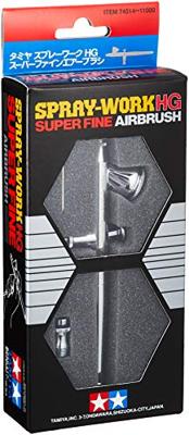 Tamiya HG Super Fine Double action Airbrush pistool Mondstuk-Ø 0,2 mm