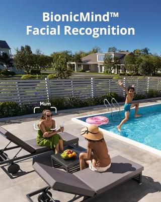 Eufy eufyCam S330 (eufyCam 3) Add-on Camera (Wit, Geïntegreerd zonnepaneel)