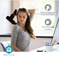 Nedis SmartLife Sportmassagepistool | Accu gevoed | Ingebouwde Lithium-Ion | Oplaadbaar | 5 Massage Modes | Bolvormige kop | Donkergrijs - BTHMSG10GY - thumbnail