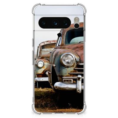Google Pixel 8 Pro Anti-shock Hoesje met foto Vintage Auto Google Pixel 8 Pro Anti-shock Hoesje met foto Vintage Auto