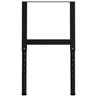 Werkbankframes verstelbaar 2 st 55x(69-95,5) cm metaal zwart