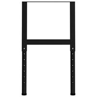 Werkbankframes verstelbaar 2 st 55x(69-95,5) cm metaal zwart - thumbnail