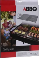 Barbecue RVS grillplaten - 2 stuks - thumbnail