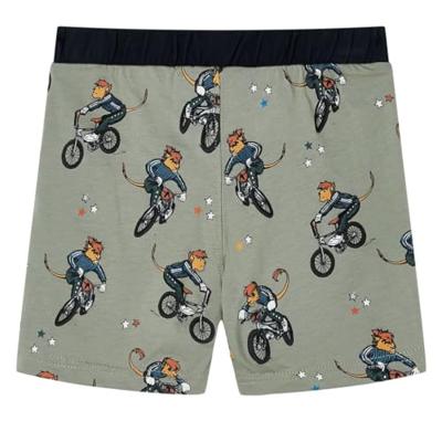 VidaXL Kinderpyjama met korte mouwen 104 lichtkaki