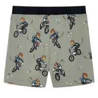 Kinderpyjama met korte mouwen 92 lichtkaki - thumbnail