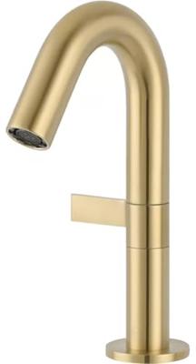 Ben Anello fonteinkraan met hendel links geborsteld messing