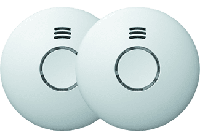 Profile Optical Rookmelder 85dB Draadloos Koppelbaar Kit 2 Stuks - thumbnail