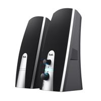 Trust 24660 luidspreker set 5 W PC/Laptop Zwart, Metallic 2.0 kanalen - thumbnail