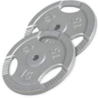 Voordeelbundel 30 kg - 2 x 15 kg - Gripper Gietijzer Zilver - 30/31 mm - thumbnail