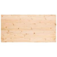 Tafelblad rechthoekig 110x60x2,5 cm massief grenenhout - thumbnail