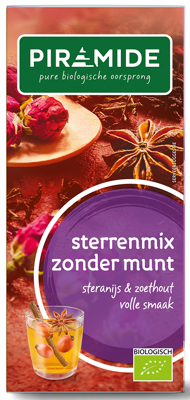 Piramide Thee Sterrenmix zonder Munt Piramide Thee Sterrenmix zonder Munt