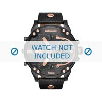 Horlogeband Diesel DZ7350 Leder Zwart 28mm - thumbnail