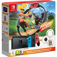 Nintendo Switch Console (Rood/Blauw) + Ring Fit Adventure (Voordeelbundel) - thumbnail