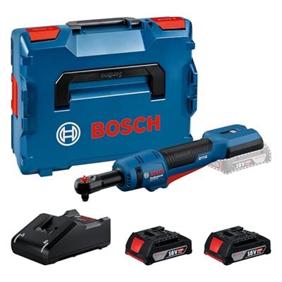 Bosch Blauw GRC 18V-60 Accu Ratelsleutel | 18v | Incl. accu's en lader - 06019N8002 Bosch Blauw GRC 18V-60 Accu Ratelsleutel | 18v | Incl. accu's en lader - 06019N8002