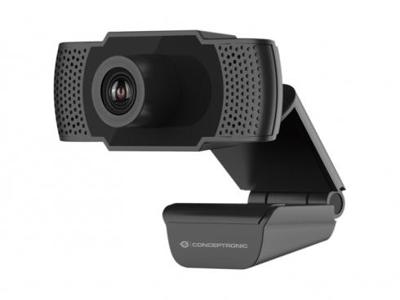 Conceptronic amdis01b full hd webcam with microphone, usb, 2 mp, 1920 x 1080p 30 fps, h.264, 90°