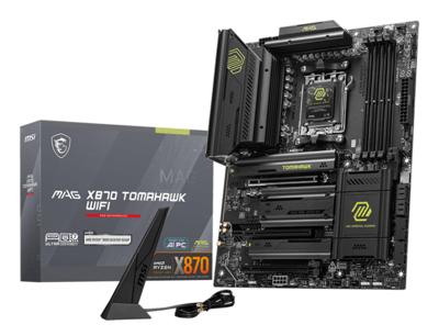 MSI mag x870 tomahawk wifi socket am5 moederbord (raid, 5 gb-lan, wlan, bt, sound, atx)
