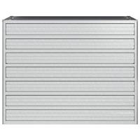 VidaXL Plantenbak verhoogd 100x40x77 cm gegalvaniseerd staal zilver - thumbnail