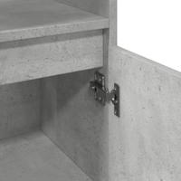 Badkamerkast 30x30x100 cm bewerkt hout betongrijs - thumbnail