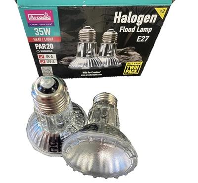 Arcadia Aquadistri halogen basking spot 35 watt twin pack Arcadia Aquadistri - Aquadistri