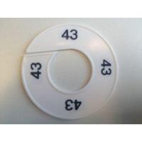 Maatring wit/zwart 43 - thumbnail