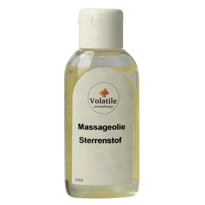 Volatile Massageolie zorglijn sterrenstof 50 Milliliter Volatile Massageolie zorglijn sterrenstof 50 Milliliter