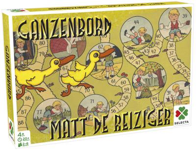 Selecta Bordspel spellen van toen - matt de reiziger/ganzenbord Selecta Bordspel spellen van toen - matt de reiziger/ganzenbord