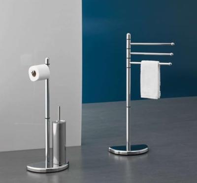 Toiletborstelhouder Sapho Hibiscus Vrijstaand met Toiletrolhouder Chroom Sapho Toiletborstelhouder Sapho Hibiscus Vrijstaand met Toiletrolhouder Chroom Sapho
