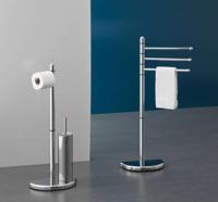 Toiletborstelhouder Sapho Hibiscus Vrijstaand met Toiletrolhouder Chroom Sapho - thumbnail